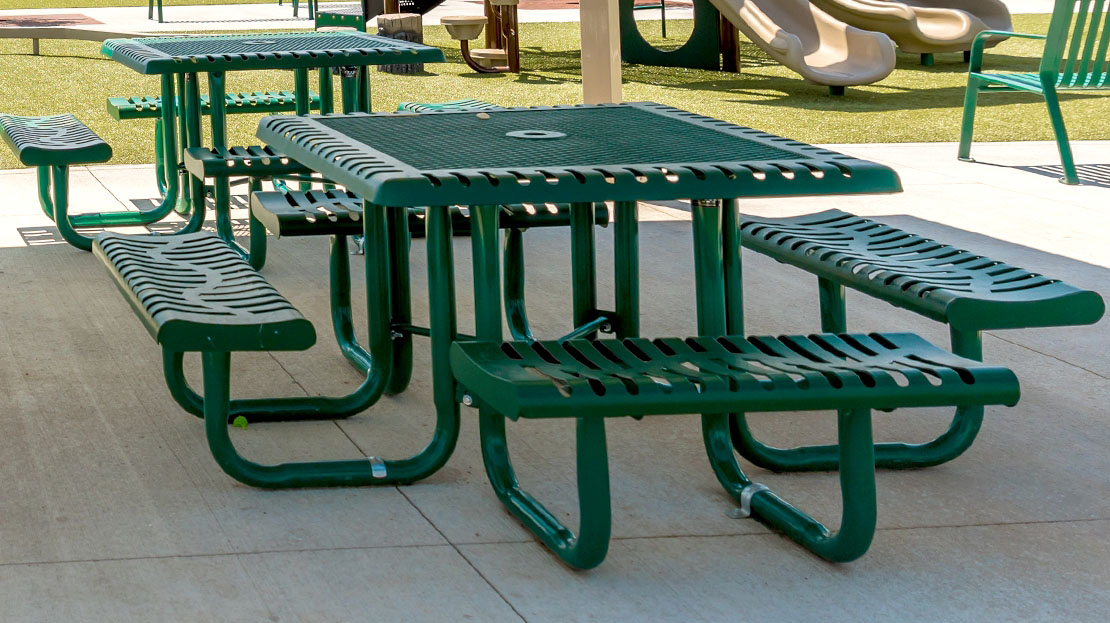 How to Secure Commercial Picnic Tables - Mount Clamps